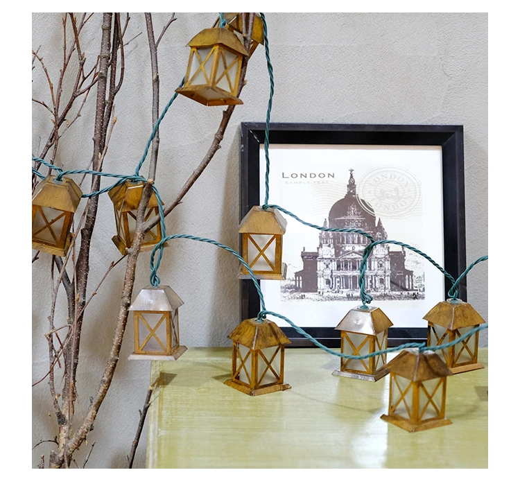 KHLITEC светодиодная гирлянда в стиле ретро для улицы Рождественская дома украшения