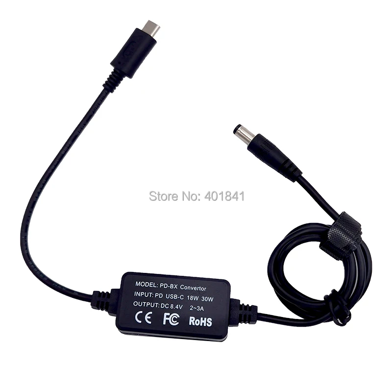 PD-преобразователь USB-C Type C на 5 5*2 1 мм для камеры постоянного тока AC-PW20 FW50 FZ100 DR400 | Адаптеры AC/DC -1005001464268325