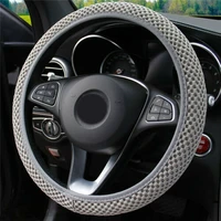 1 pc steering wheel cover 14 15 inch anti slip vehicle fabric fish net