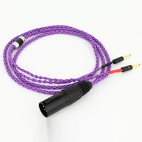 high quality 4pin xlr balanced upgrade cable for meze 99 classics t1p t5p t1 d8000 mdr z7 d600 d7100 headphone handmade