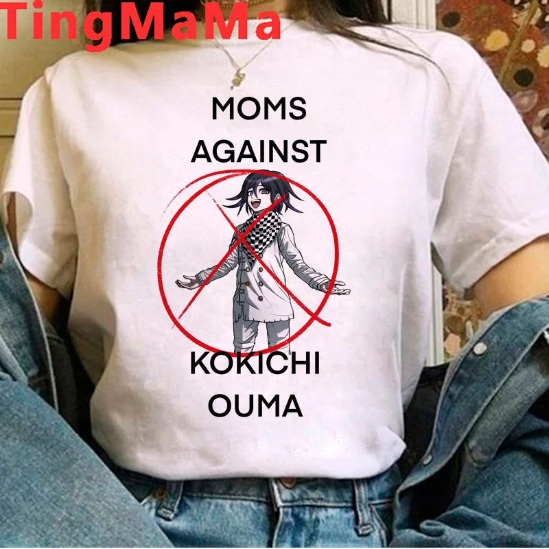 Футболка Danganronpa Nagito Komaeda Ouma Kokichi Мужская футболка с графическим принтом кавайный