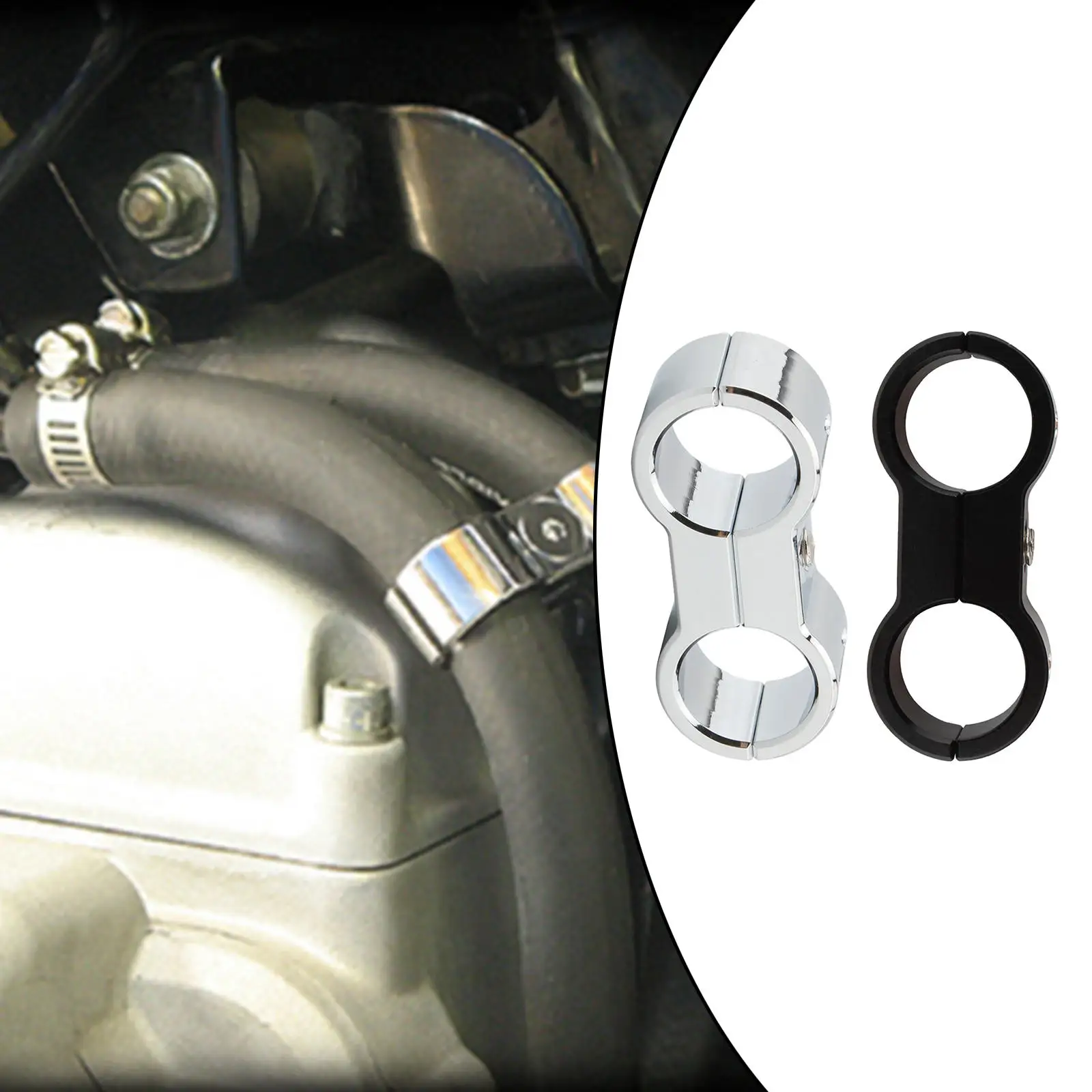 Hose Separator Clamp Tubing Fixing Bracket Fits for Harley GM 883 FAT Boy 1200 | Автомобили и мотоциклы