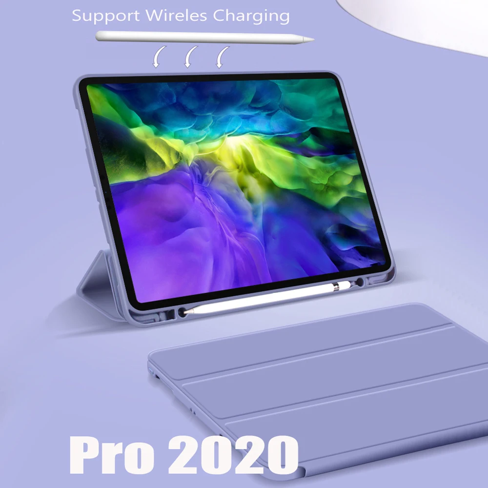 Чехол KUE для iPad Pro 11 2020 защитный чехол 2018 многослойный умный из искусственной кожи