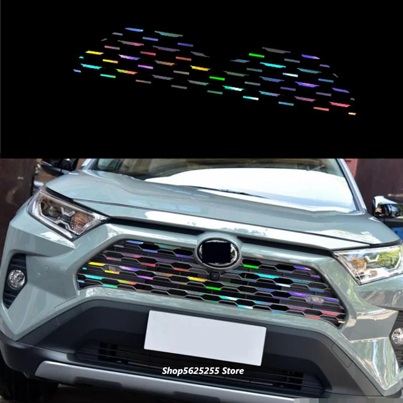 Сетка решетки декоративные Стикеры для защиты мембрана Toyota RAV4 2020 2021 аксессуары
