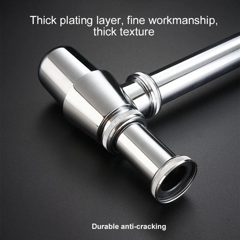 

Bathroom Basin Bottle Trap Drain Stopper With Overflow,Sink Drain Kit Siphon Waste Drain Chrome