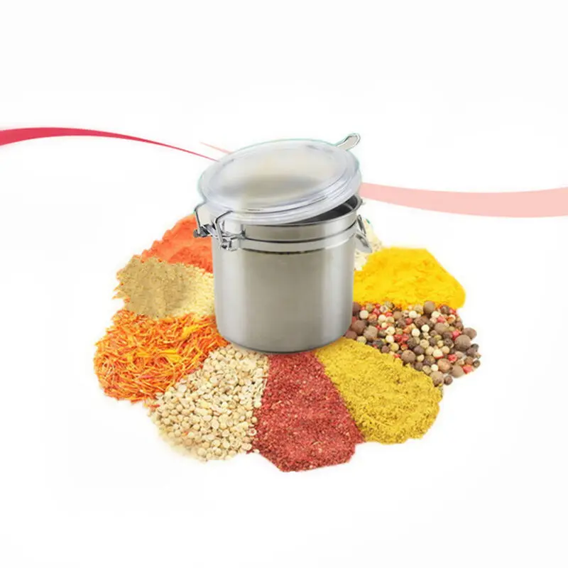 Четыре размера из нержавеющей стали герметичный контейнер для кофе муки сахара