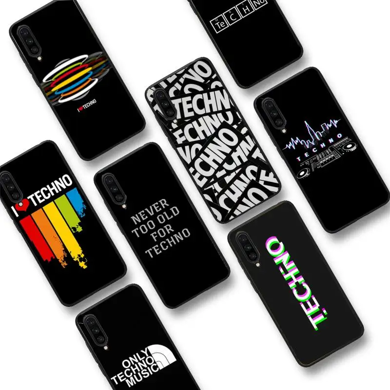 

Techno Music Phone Case For Xiaomi mi9 mi8 F1 9SE 10lite note10lite Mi8lite Coque for xiaomi mi5x