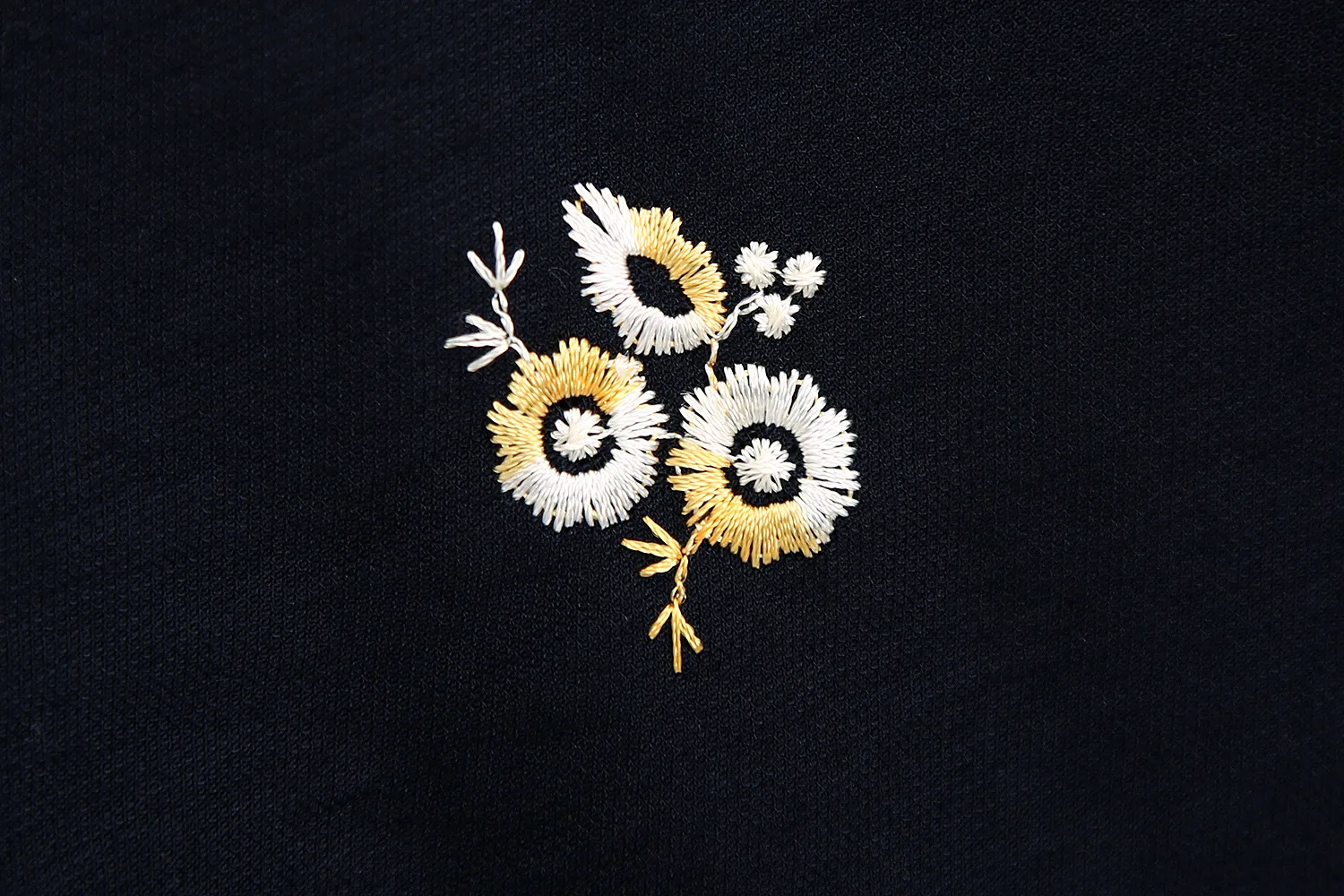 

2020 Designer Spring Autumn Fashion Office Double breasted Black Blazer Set Women's Flowers Thread Embroidery Coat