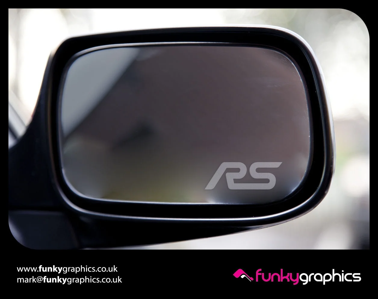 Для (4 шт.) FOCUS RS зеркальные наклейки виниловые графические наклейки|Наклейки на
