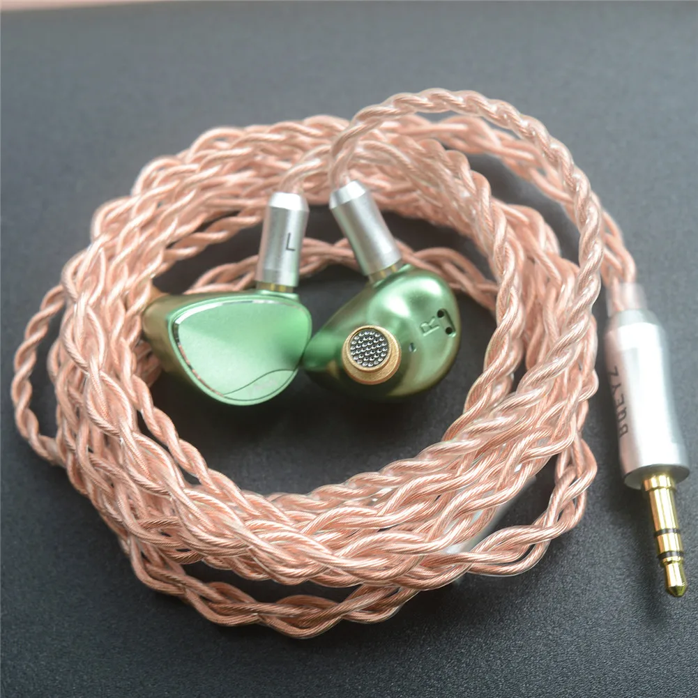 BQEYZ Spring2 наушники с тройной гибридной системой 1BA 1DD пьезоэлектрический IEM HiFi