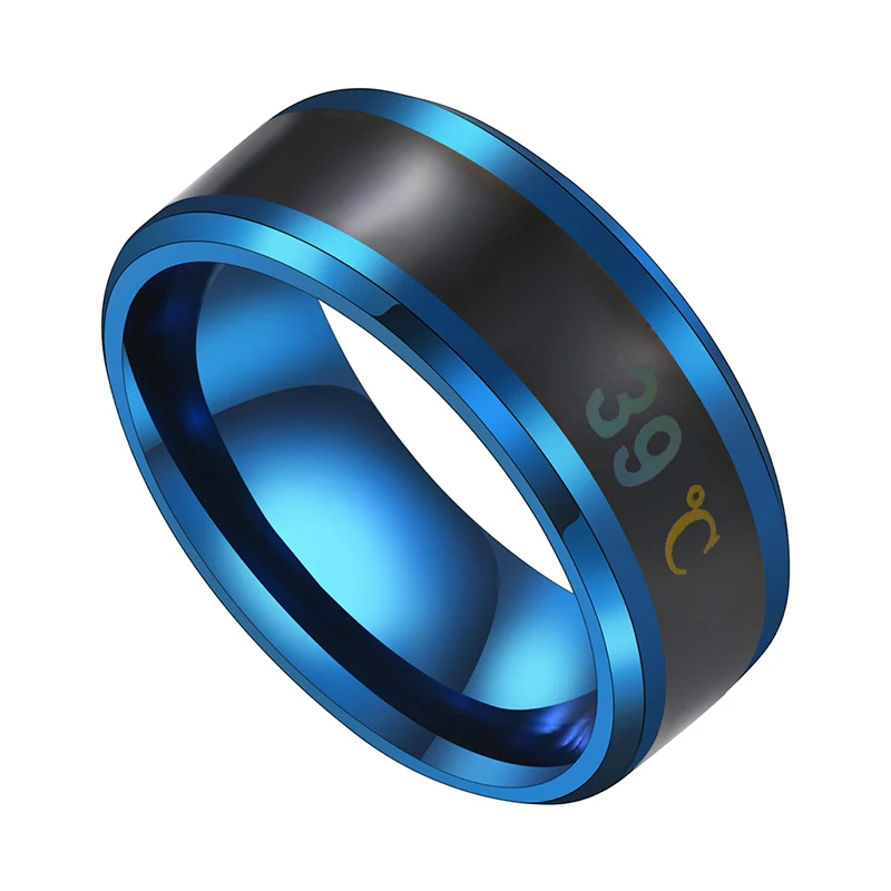 Смарт датчик температуры тела UTAG кольцо из нержавеющей стали модный дисплей в