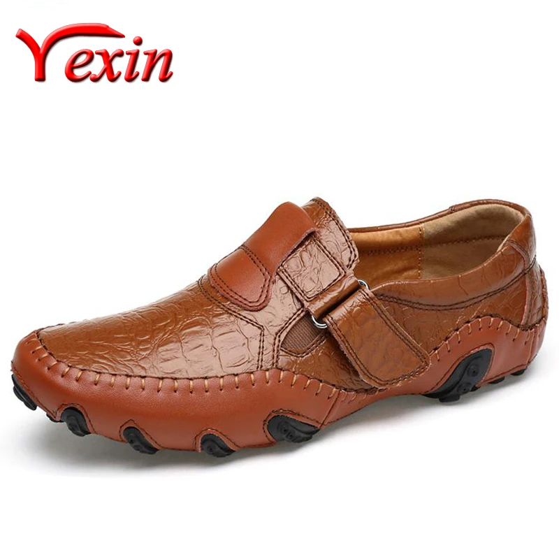 

Luxury Casual Shoes Men Loafers Genuine Leather Flat Slip on High Quality Designer Shoes Men Moccasins Driving shoes Footwear