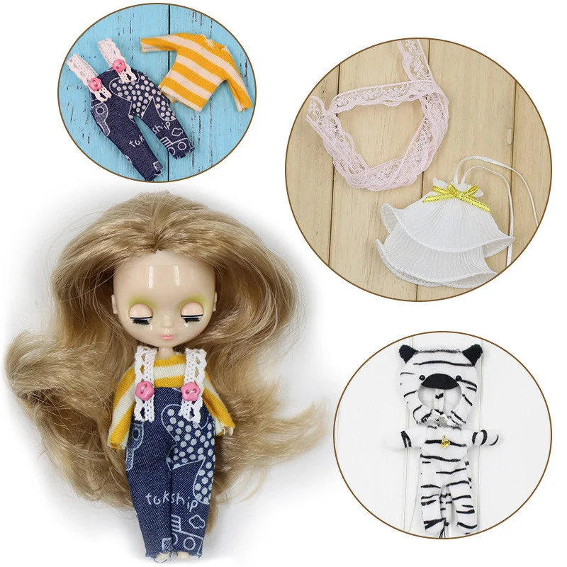 Наряды для миниатюрной куклы Blyth подходят смены игрушек сделай сам высота 10 см