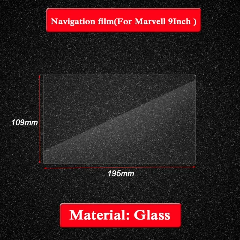 

Car Styling 7inch 9inch GPS Navigation Screen Protect Glass Film For Lifan Marvell X7 2016-Present Internal Auto Accessories