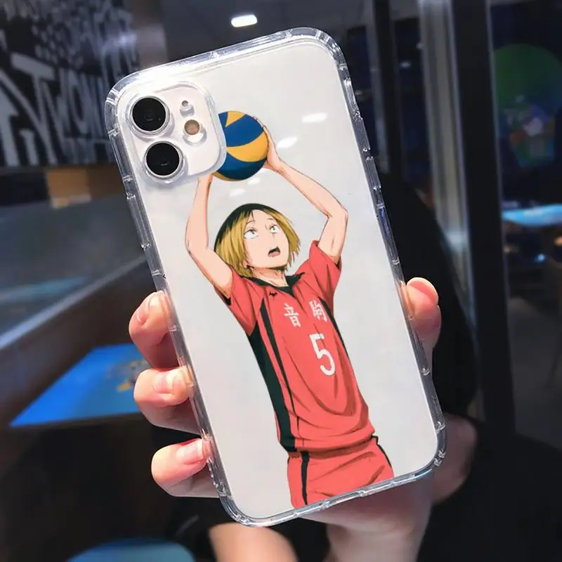 

Kenma Kozume of Haikyuu Phone Case Transparent for iPhone 11 12 mini pro XS MAX 8 7 6 6S Plus X 5S SE 2020 XR