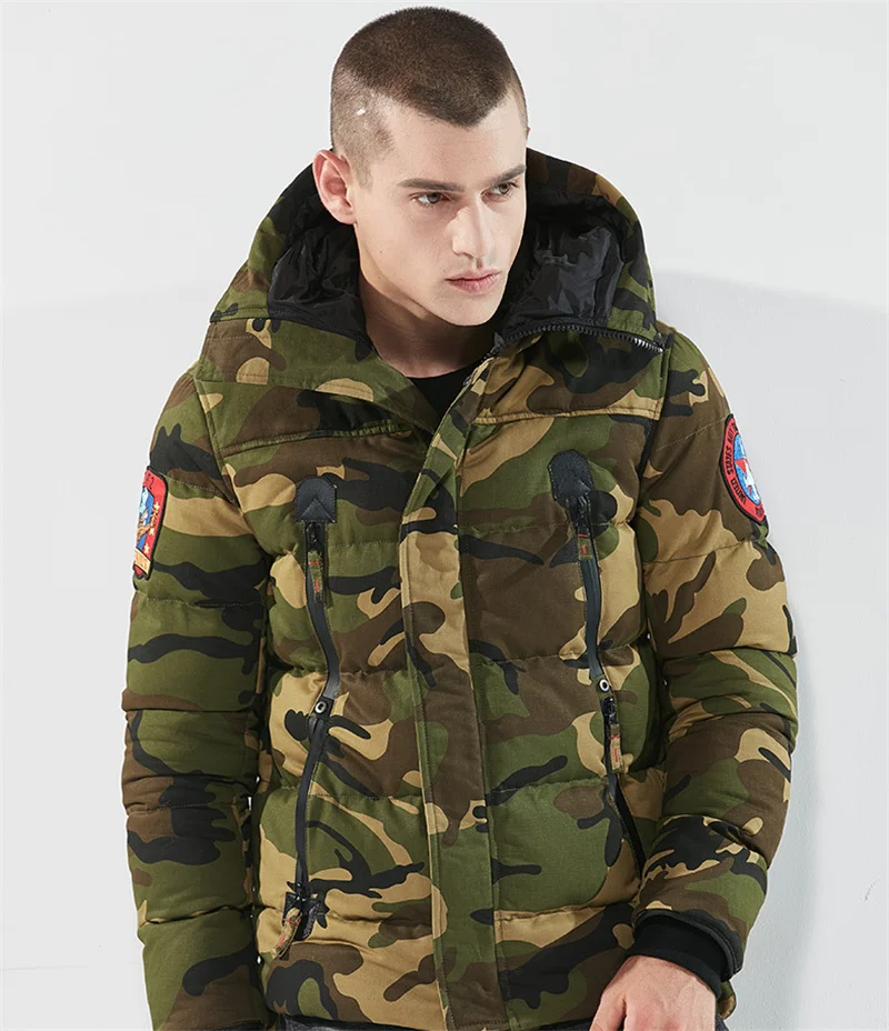 Newest Winter Thicken Camouflage Parkas Men's Cotton-padded Hooded Jackets Warm Military Tactical Windbreak Jacket ropa hombre