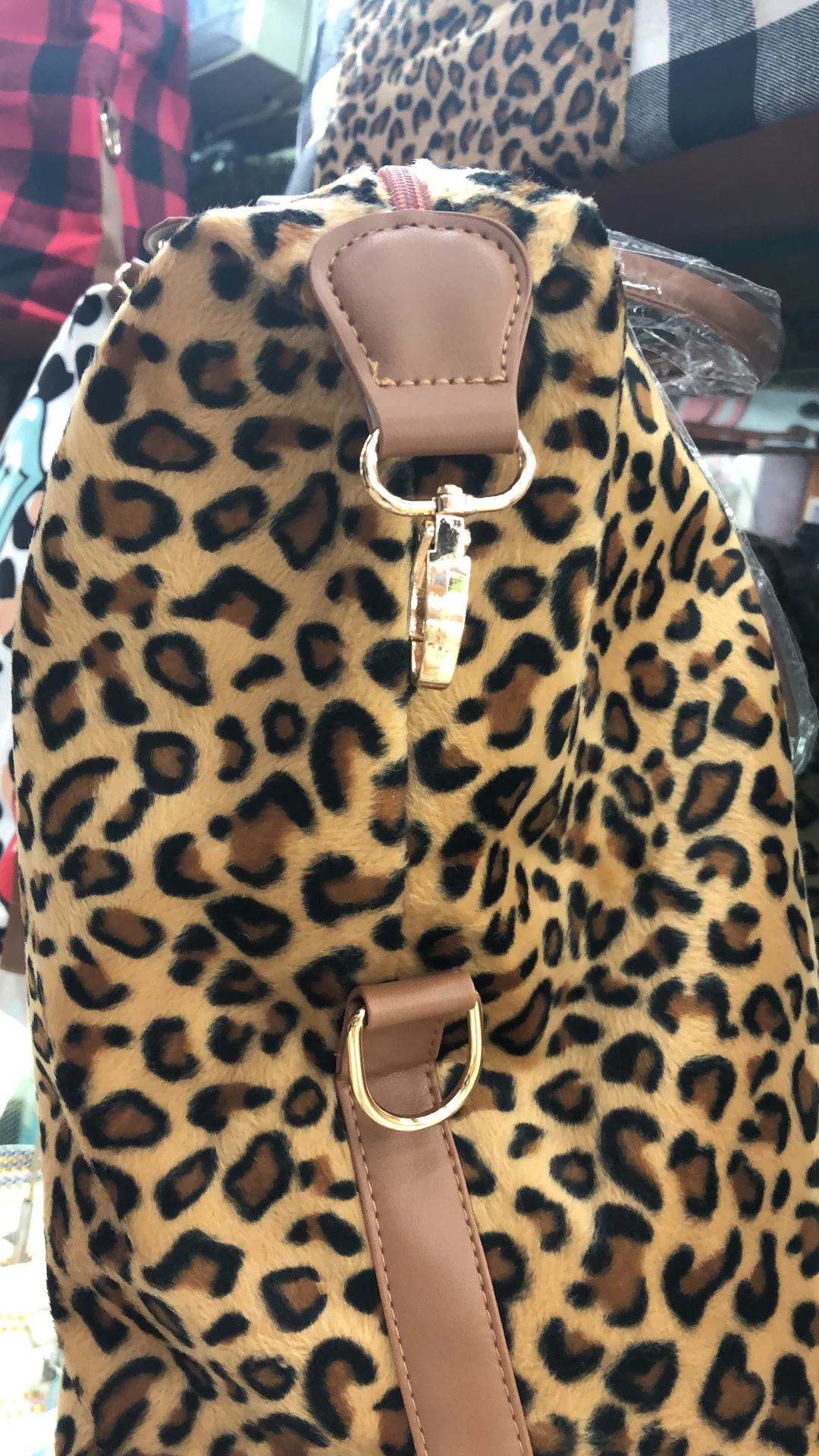 Сумка на плечо с леопардовым принтом из ПУ кожи | Багаж и сумки