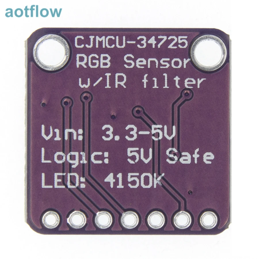 Цветовой датчик CJMCU-34725 TCS34725 цветной RGB модуль платы разработки arduino stm32 stm8 esp esp32