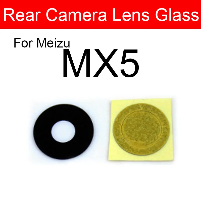 

Back Camera Glass Cover For Meizu Metal MX3 MX4 MX5 MX6 Pro 5 6 6s 7 Plus U10 U20 Rear Camera Glass Lens + Adhesive Sticker