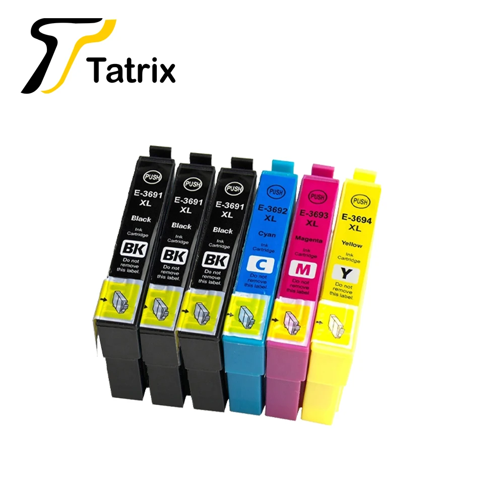 Цветной совместимый картридж для принтера Tatrix T3691 T3692 T3693 T3694 чернильный Epson