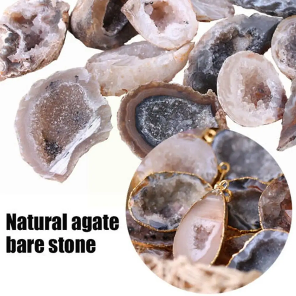 

Natural Bare Stone Diy Stone Accessories Jewelry Making Materials DIY Ornaments Home Decoration W9P6