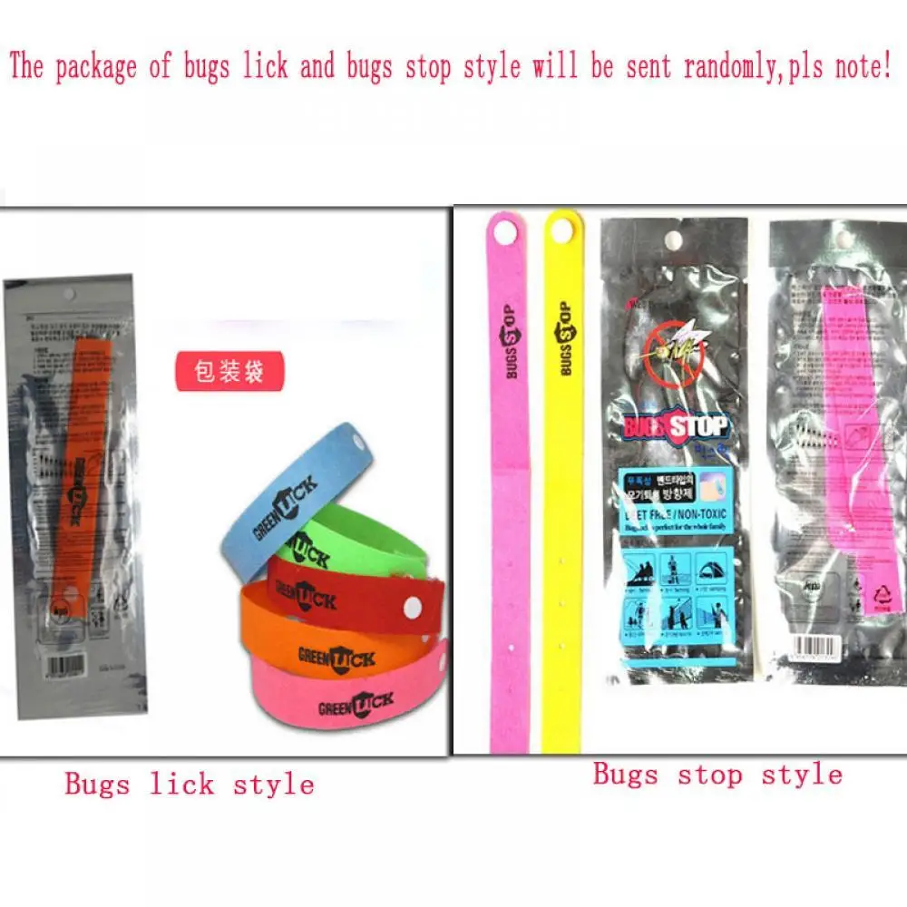 5 шт. репеллент от комаров и насекомых ремешок на запястье регулируемый браслет