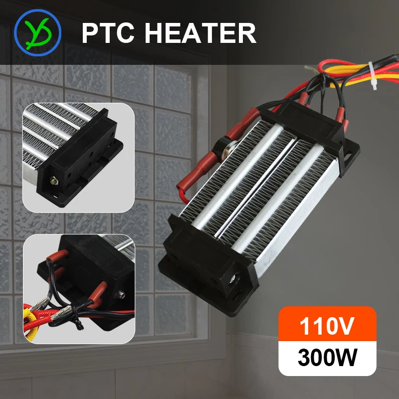 

Изолированный термостатический нагревательный элемент PTC керамический воздушный Нагреватель Электрический нагреватель 300 Вт 110 в 120*50 мм