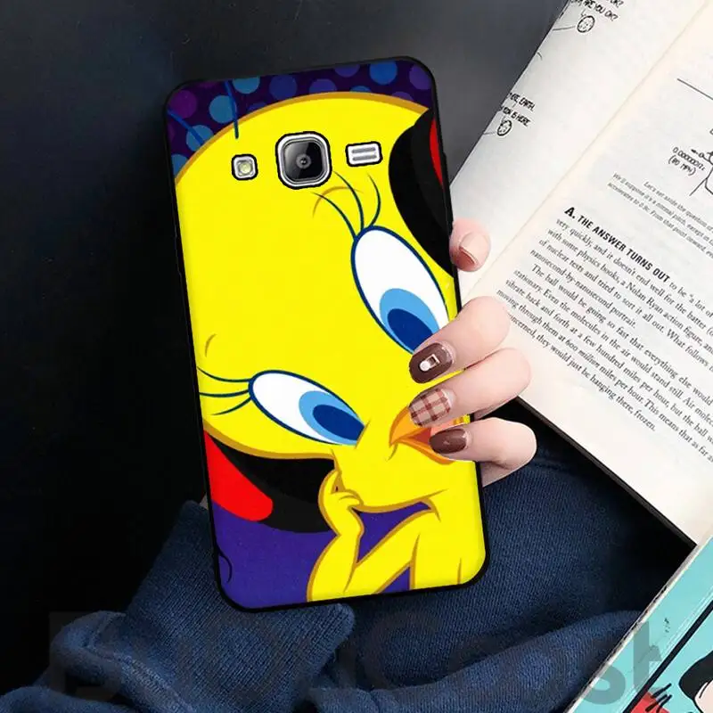 

Colorful Cute Tweety bird Phone Case For Samsung Galaxy J7 J6 J8 J4 J4Plus J7 DUO J7NEO J2 J7 Prime