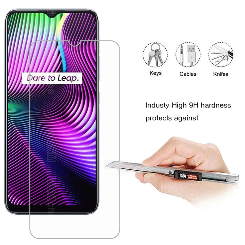 Для Realme 7i Европейский протектор экрана из закаленного стекла 2 5 9H защитная пленка