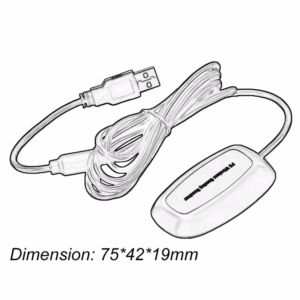 USB PC беспроводной игровой приемник для консоли контроллера Microsoft XBOX360 адаптер