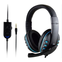 wired gaming headphones 40mm driver bass stereo with mic 3 5mm jack headsets noise isolating for ps4 for xbox one pc mic