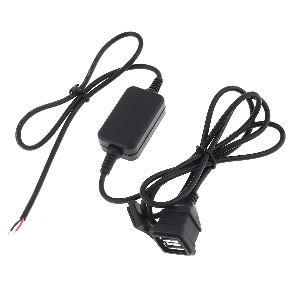 12V 24V Универсальное двойное USB Автомобильное зарядное устройство для мобильного