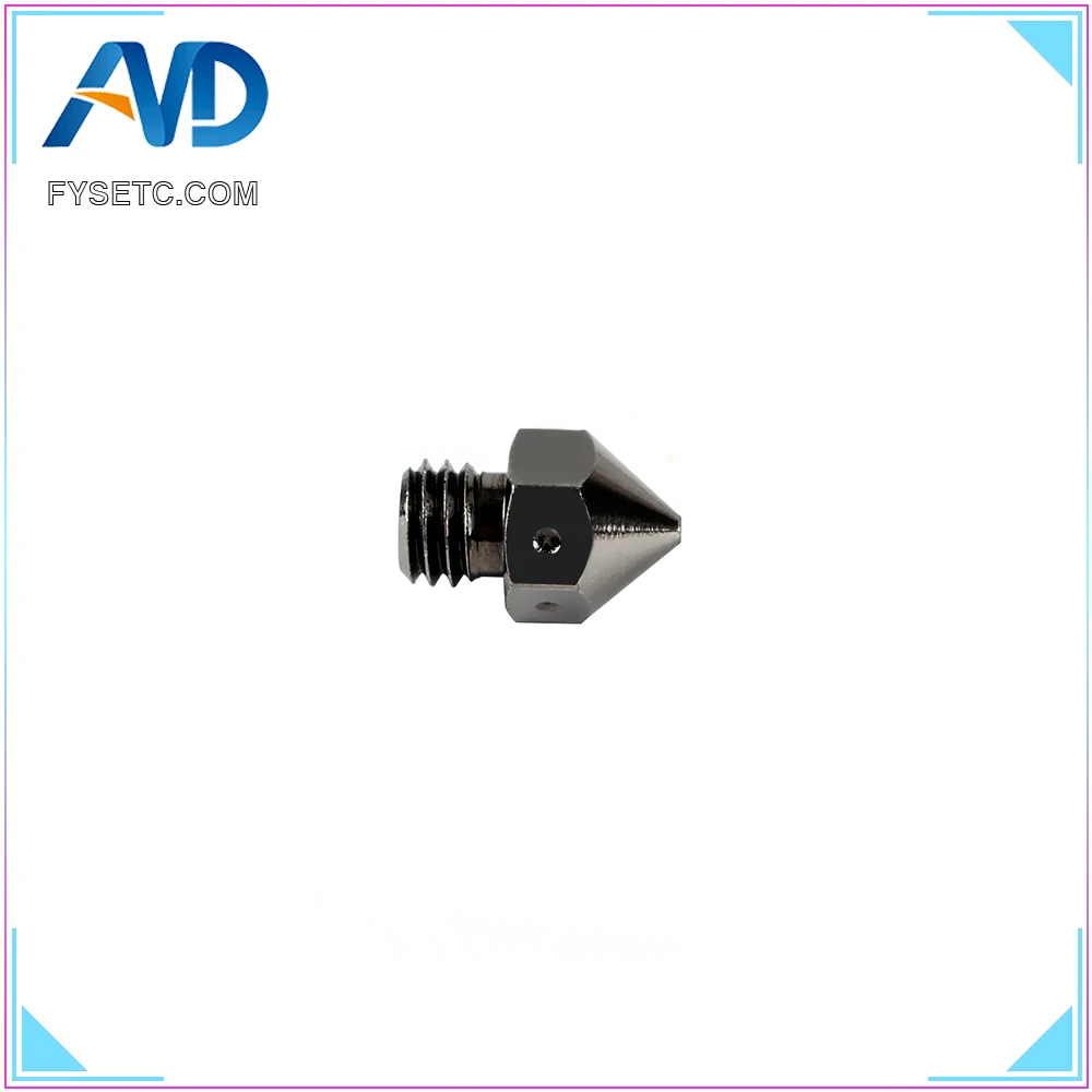 MK8 Nozzle 5PCS High Temperature Hardened Steel Nozzles For 3D Printer PEI PEEK / Carbon Fiber FilaFor E3D HOTEND Extruder | Компьютеры и