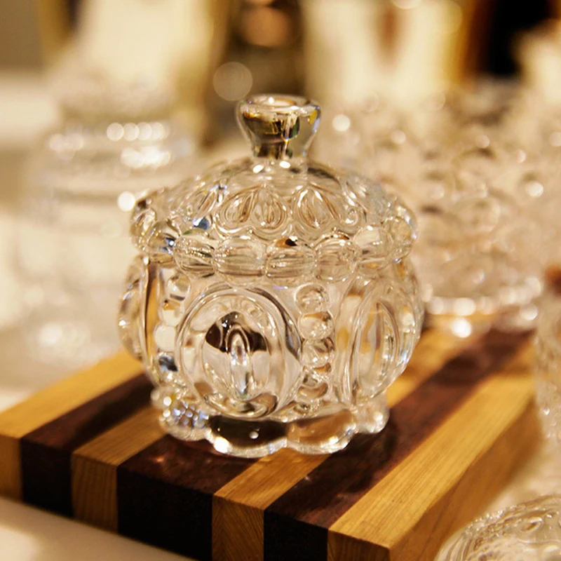 Стеклянная негерметичная банка для хранения превосходный минималистский