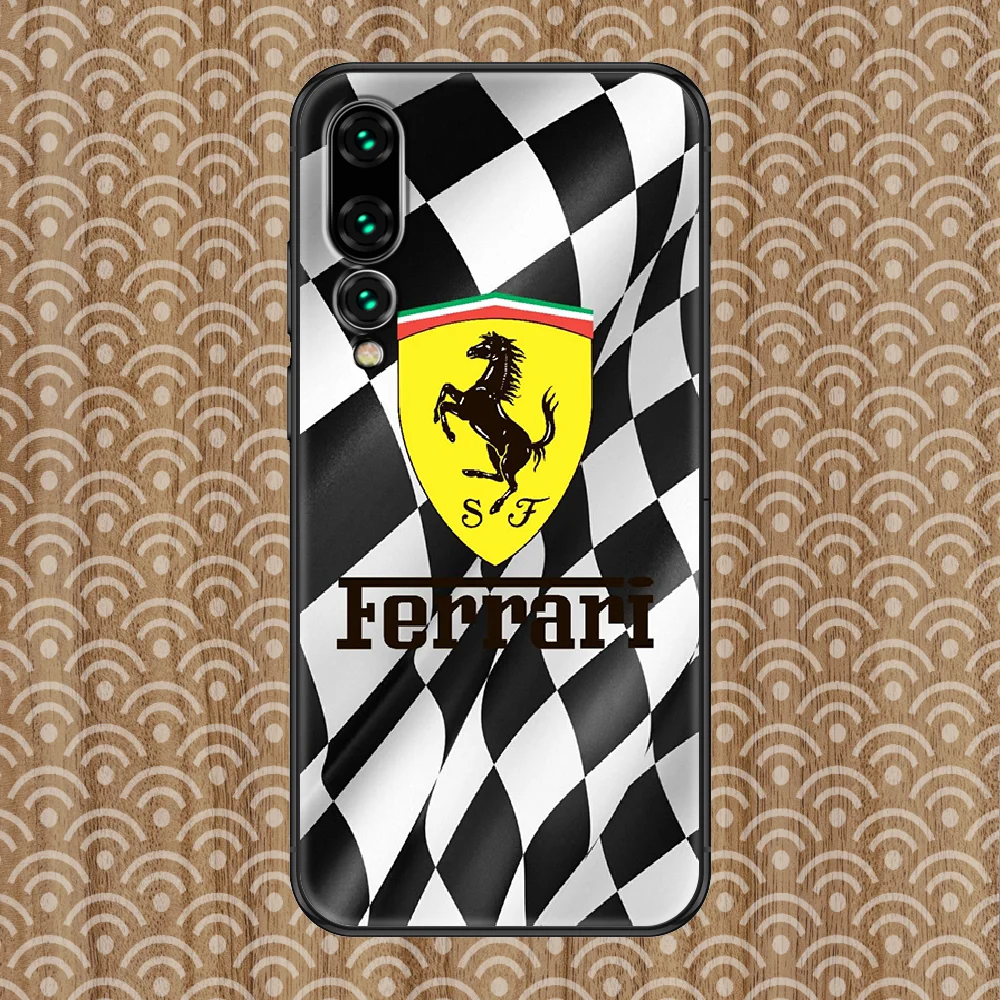 

Sport Ferraris Car Super Phone case For Huawei P Mate P10 P20 P30 P40 10 20 Smart Z Pro Lite 2019 black art cover 3D waterproof