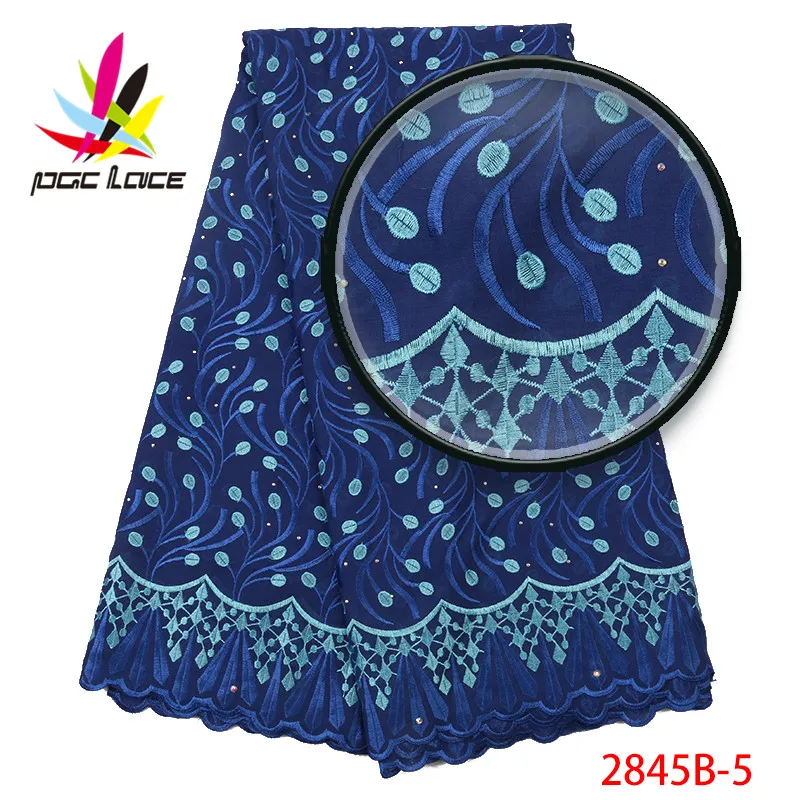 

African Dry Lace Fabric Swiss Voile With Stones Swiss Cotton Lace High Quality 2019 White Lace Fabrics For Wedding XZ2845B-5