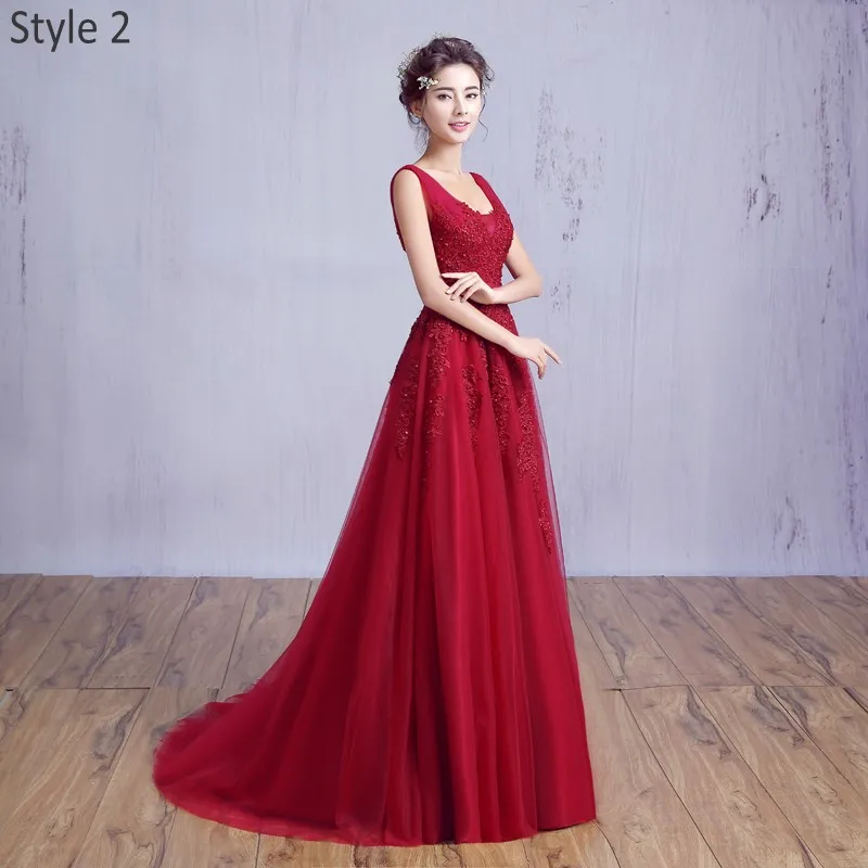 [Clearance Sale] Chiffon Long Evening Dress Formal Dresses Evening Gown Elegant Beaded Boidce with Zipper Back