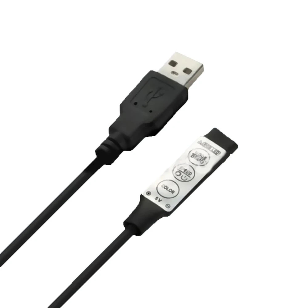 1 м DC5V USB кабель питания провод для RGB светодиодной ленсветильник |