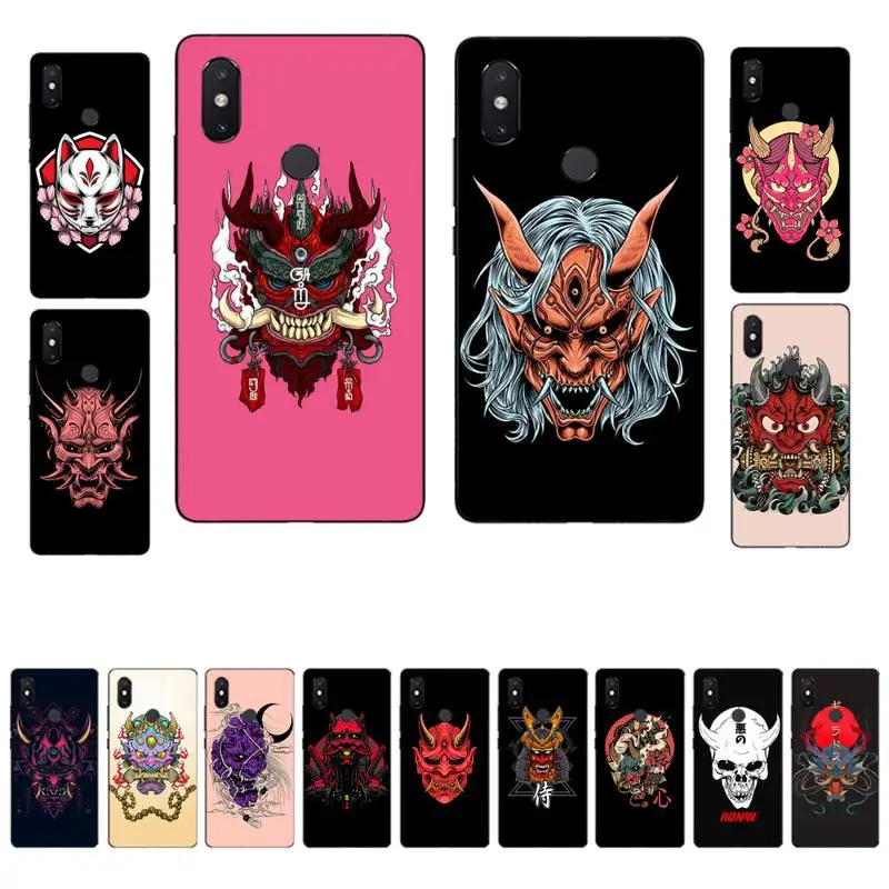 

MaiYaCa Samurai Oni Mask Phone Case for Xiaomi mi 8 9 10 lite pro 9SE 5 6 X max 2 3 mix2s F1