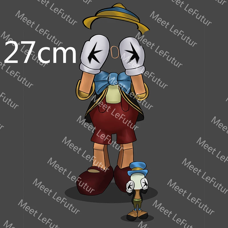 

Hot Brian 47cm Pinocchioing Bearbrickly Figures PVC Dolls Collectible Models Toys Brian 47cm P&inocchioing Blind BoxKaw