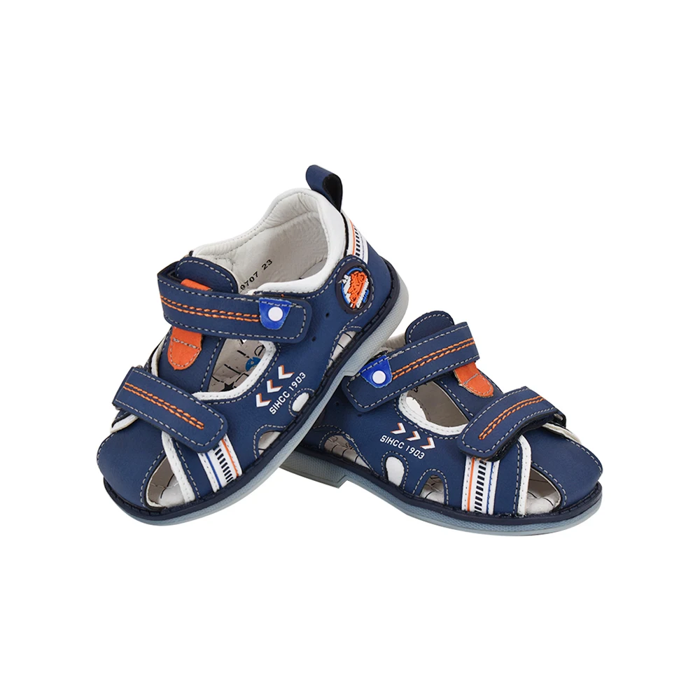 Bessкy/2020 модные детские сандалии Синий детская летняя обувь на мягкой плоской