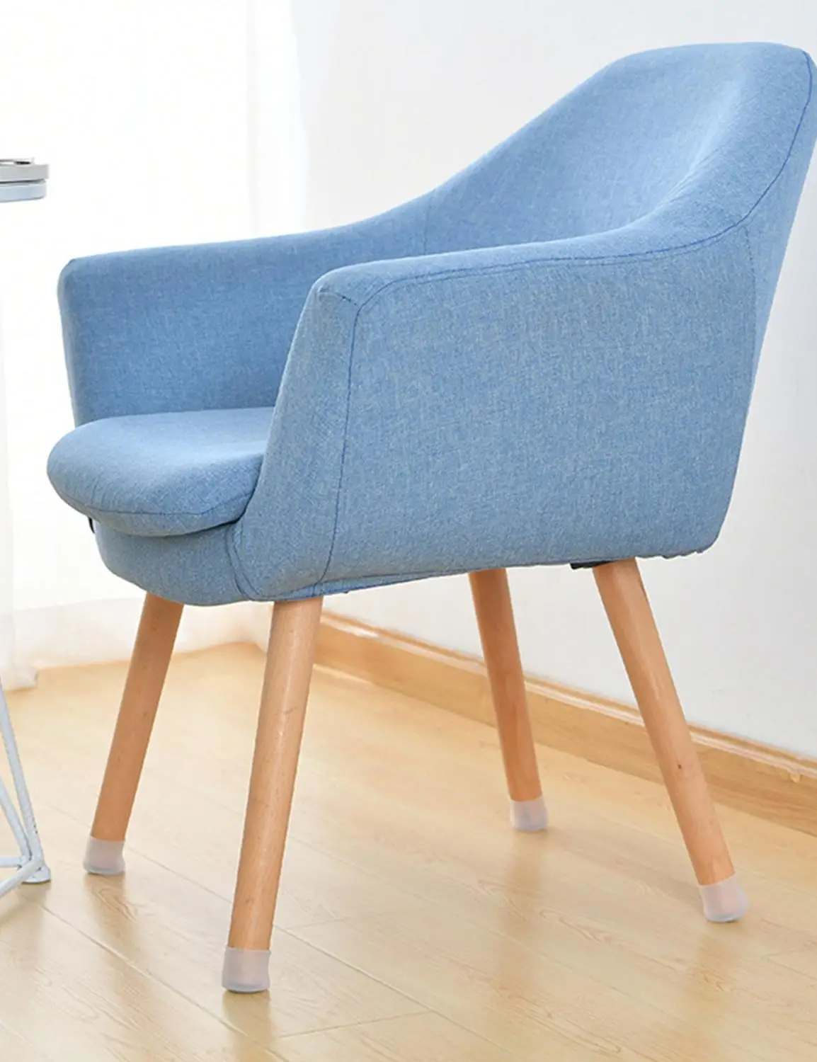 Силиконовый чехол для ног на стул 16 шт. защита бесшумная утепленная Нескользящая