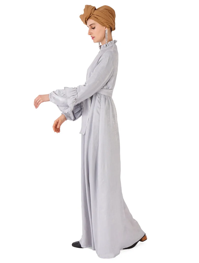 Бандажное платье рубашка Женский хиджаб мусульманское кимоно абайя Турция Дубай