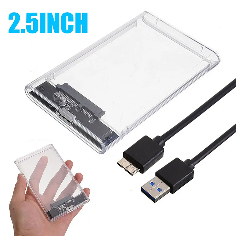 

Внешний ящик для хранения данных, 2,5 дюйма HDD/SSD жесткий диск Caddy чехол USB 3,0 SATA lll JMS578 чипсет Pohiks