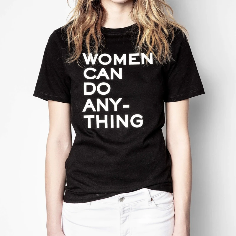 

Woman Black Tee Summer Short Sleeve Cotton T Shirt 2021