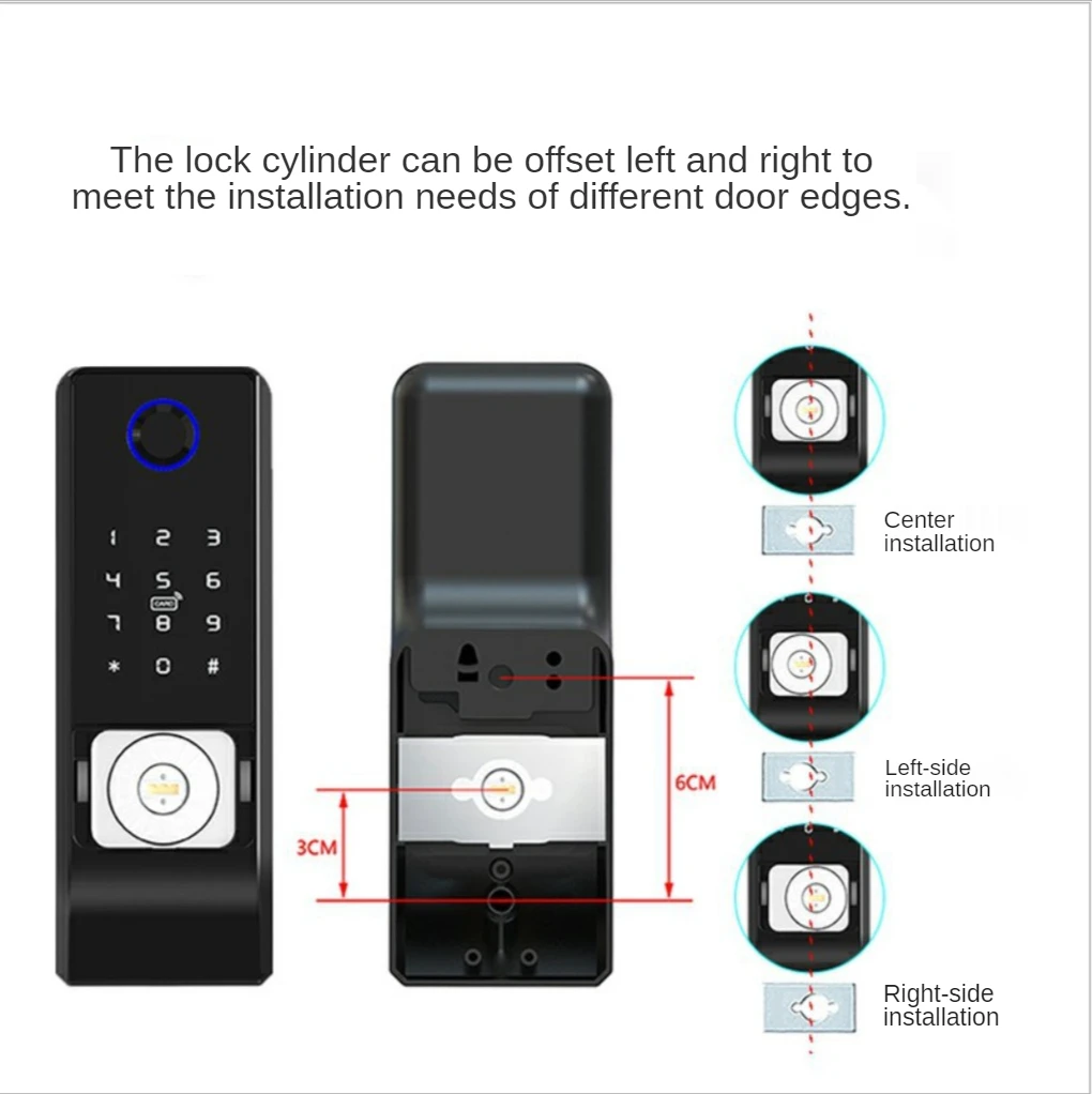 Tuya ttlock водонепроницаемый сканер отпечатков пальцев IC кодированный ключ