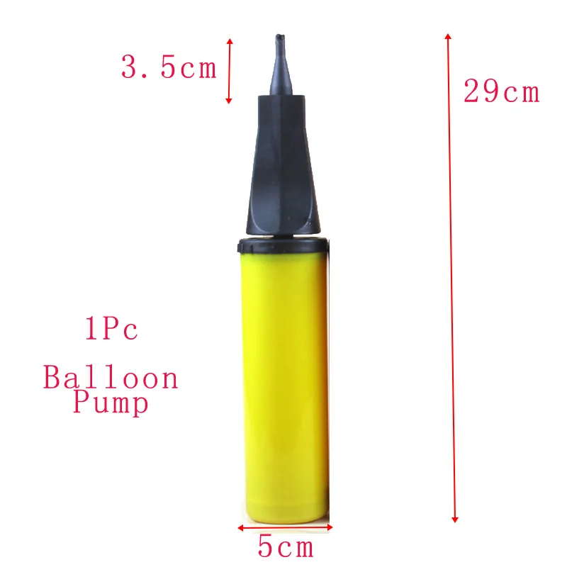 1pcs pump 7x трубки воздушный шар подставка для детского душа Держатель воздушных шаров Арка Свадебные украшения globos день рождения День Святого Валентина Декор - Цвет: 1pcs pump