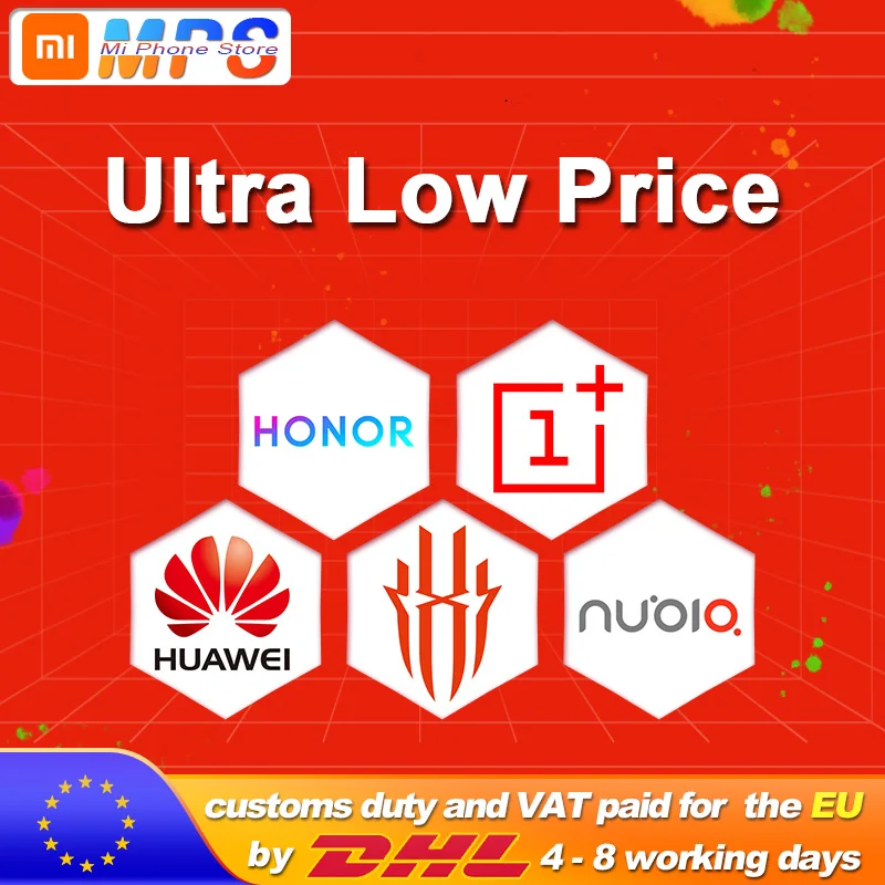 Ультра низкая цена! Без прибыли! Распродажа на складе! Мобильный телефон HUAWEI HONOR RED