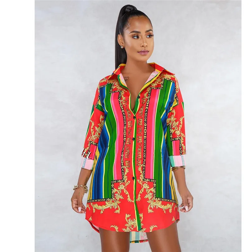Новый стиль классическое Африканское женское платье Дашики с модным принтом