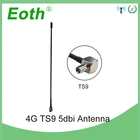 Антенна Eoth 4G lte 5dbi TS9 с разъемом 700-2700 МГц, антенна для Huawei E398 E5372 E589 E392 Zte MF61 MF62